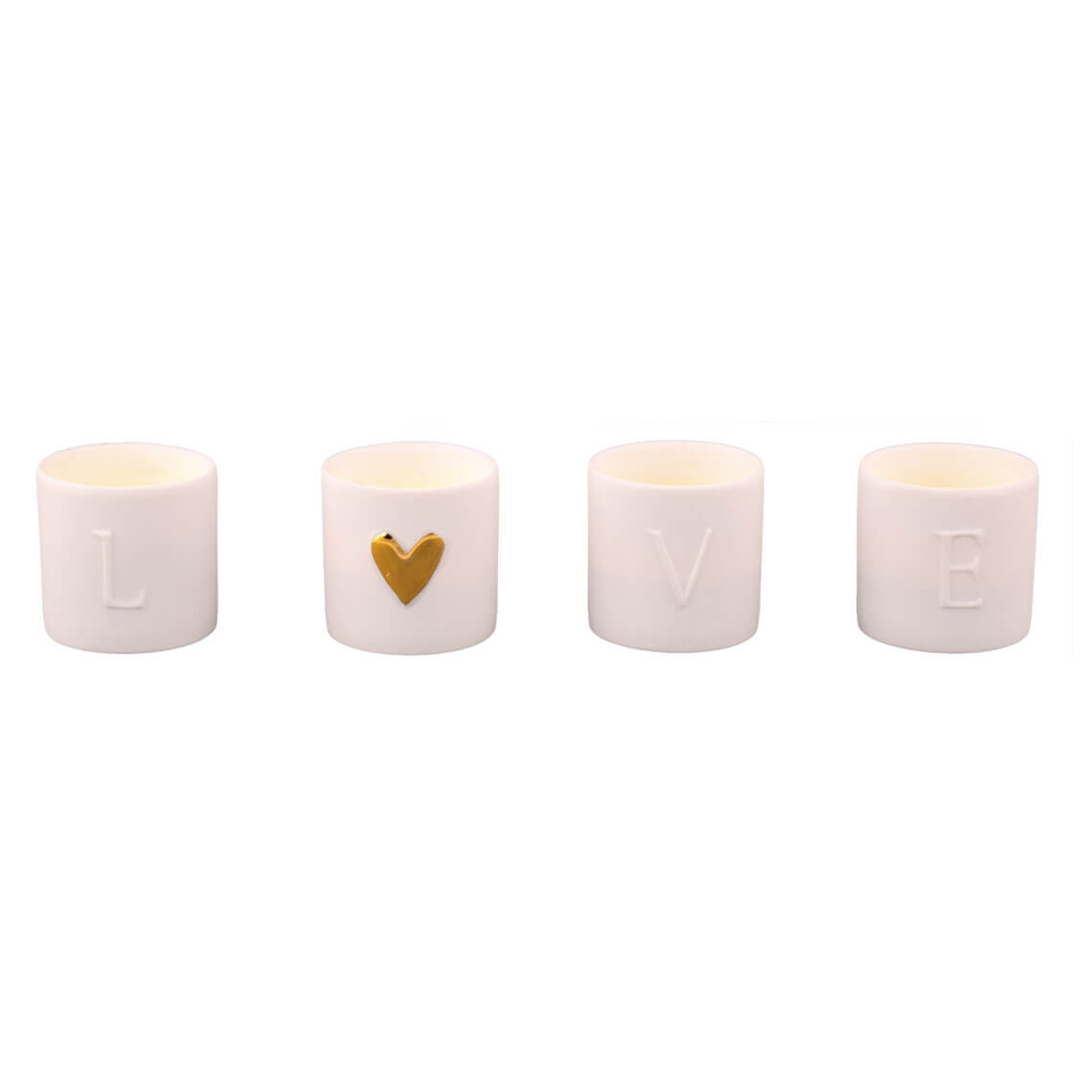Suporte RADER Tealight Love - 4 unid.