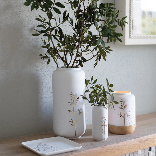 Vaso RADER Gold branch minivase