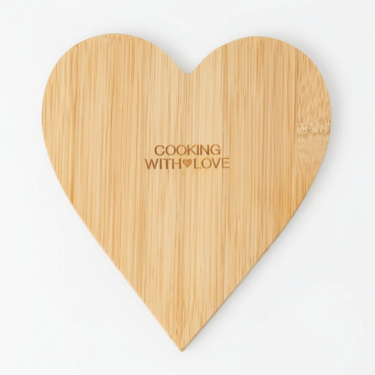 Base de Corte RADER Bamboo Board - Heart
