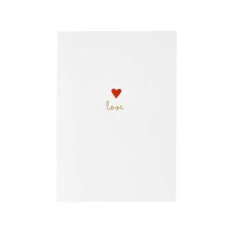 Postal RADER Cartão de corações pequenos Amor