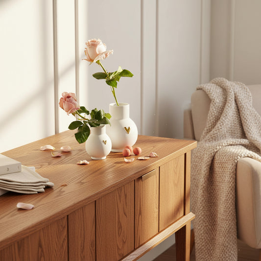 Vaso RADER Ballvase Love - 13cm - Coração Dourado