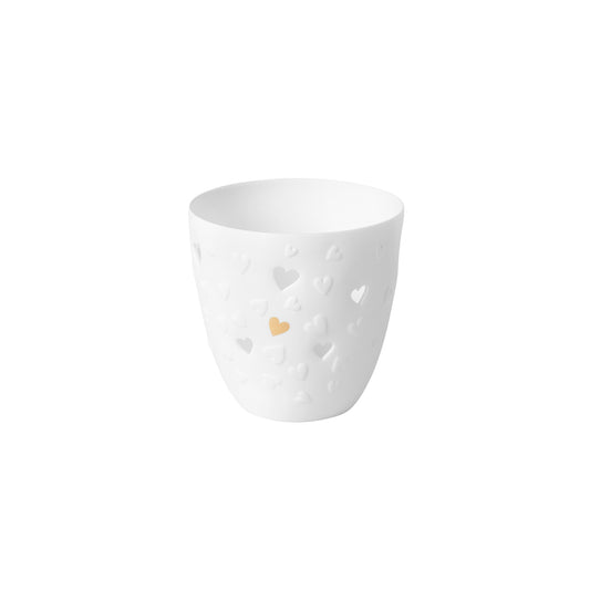 Suporte RADER Tealight Poetry light - Golden hearts