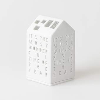 Suporte RADER Tealight House - It´s the most wonderful time