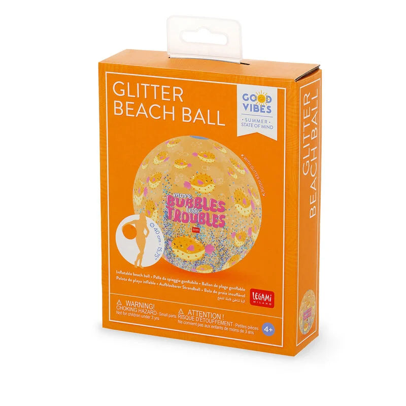 Bola LEGAMI GV Glitter Beach Ball - Pufferfish