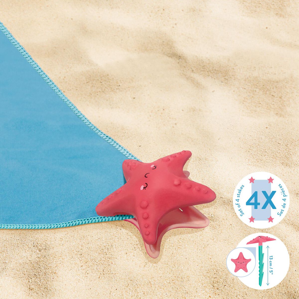 Fixador p/ Toalha LEGAMI GV Towel Stakes - Starfish