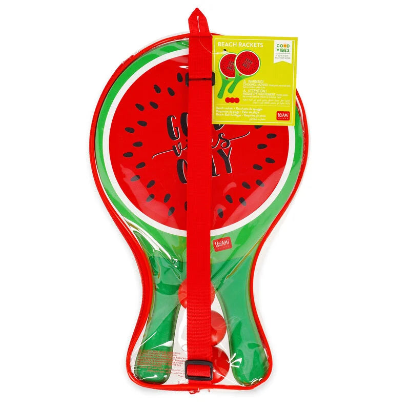 Conj. Raquetes de Praia LEGAMI GV Beach Rackets - Watermelon