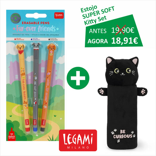 Fur-ever Friends + Estojo LEGAMI Super Soft - Kitty SET