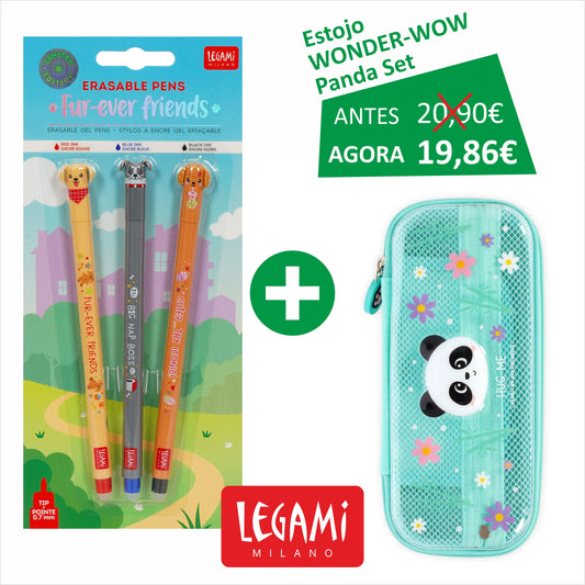 Fur-ever Friends + Estojo LEGAMI Wonder-Wow - Panda