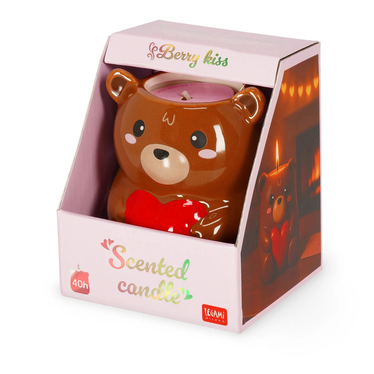 Vela LEGAMI Valentine Scented Candle - Teddy Bear