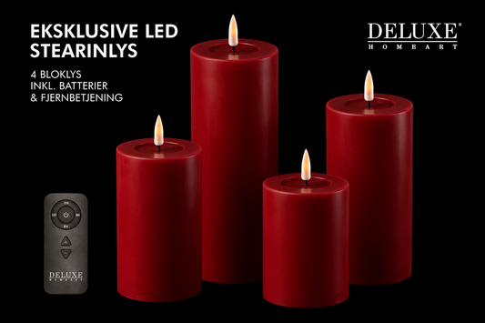 DELUXE RF Candle Giftbox Set - White