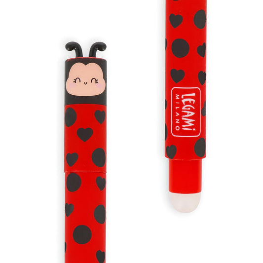 Esf. LEGAMI Erasable Pen - Tiny but lucky - Ladybird