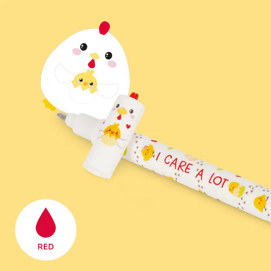 Esf. LEGAMI Erasable Pen - I care a lot - Galinha