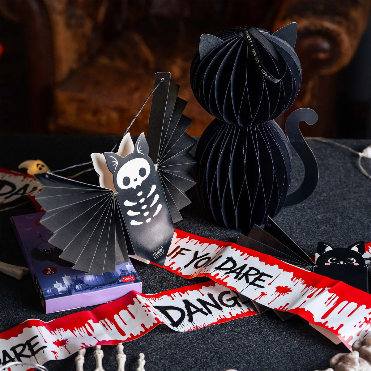 Conj. Fita decorativa LEGAMI halloween - Warning