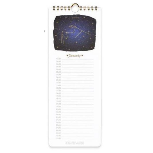 Calendário de aniversários LEGAMI Birthday Calendar - Stars
