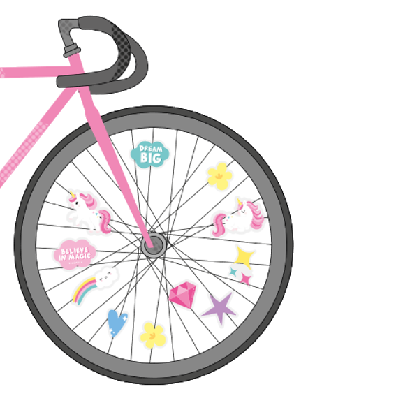 Conj. LEGAMI Bikeaholic - Pimp your bike - Unicorn