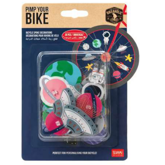 Set. LEGAMI Bikeaholic - Pimp your bike - Space