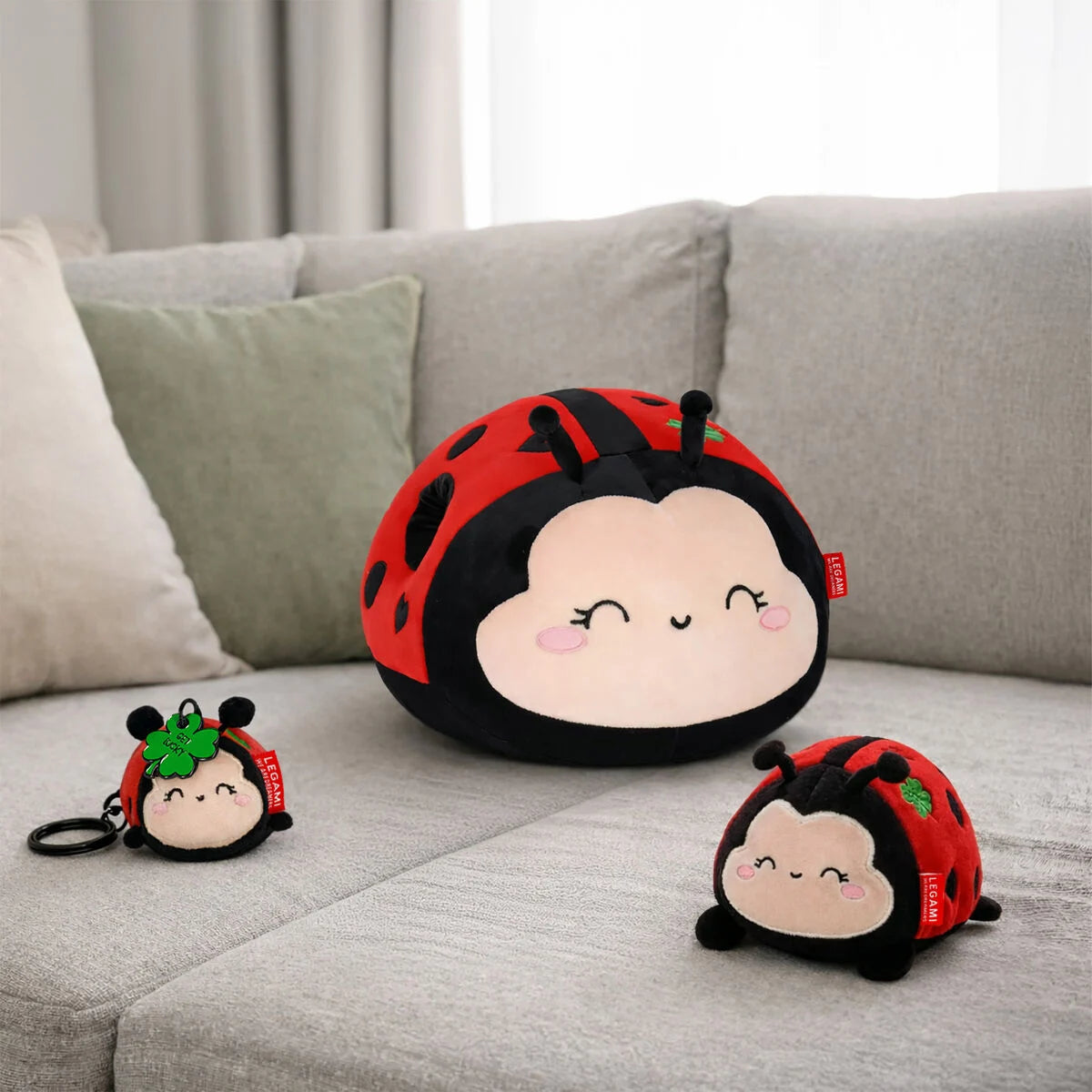 Peluche LEGAMI Super Soft! - Ladybird