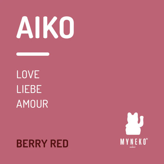 Gato da Sorte DONKEY Luck Cat Solar - Berry Red