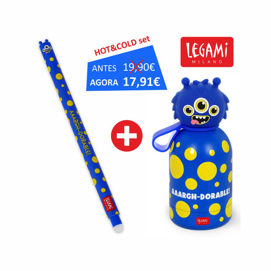 PROMOÇÃO LEGAMI - Erasable Pen Monster + Hot&Cold- 310 ml - Monster