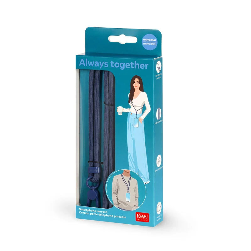 Bolsa p/ telemóvel LEGAMI Always Together - Blueberry