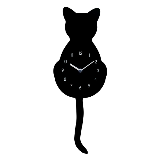 Relógio PYLONES Wall Dancing Clock - Black Cat