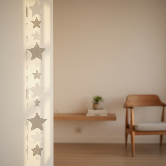 RADER Star Chain Garland 3D - 115cm - Large Stars