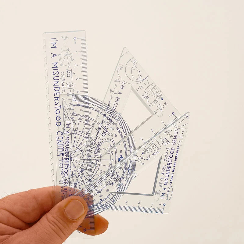 Conj. Réguas Geométricas LEGAMI You Rule! - Genius