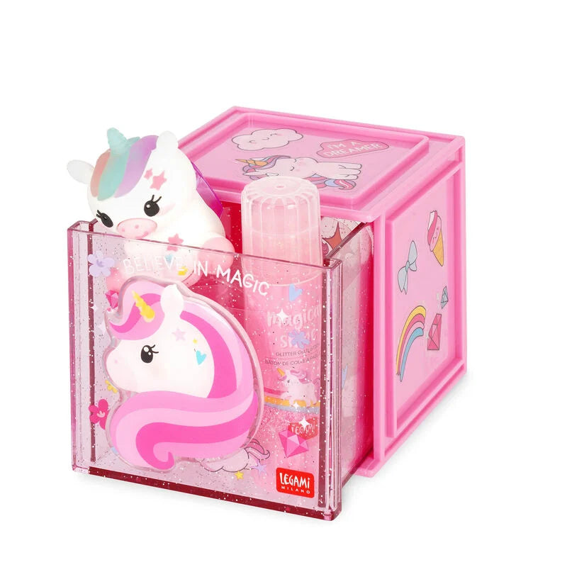 Organizador LEGAMI Cutie Cube - Unicorn