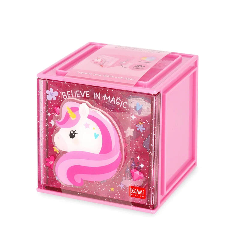 Organizador LEGAMI Cutie Cube - Unicorn