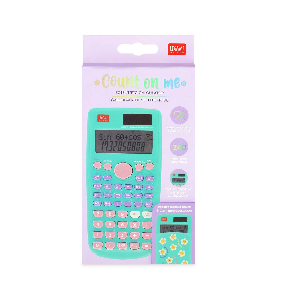 Calculadora Científica LEGAMI Count On n Me - Daisy