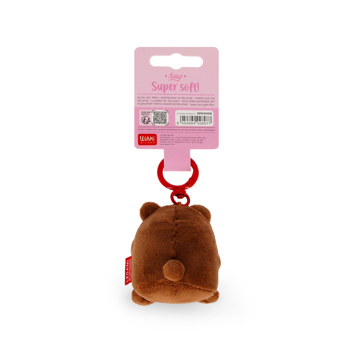Porta-chaves LEGAMI Super Soft! - Teddy Bear