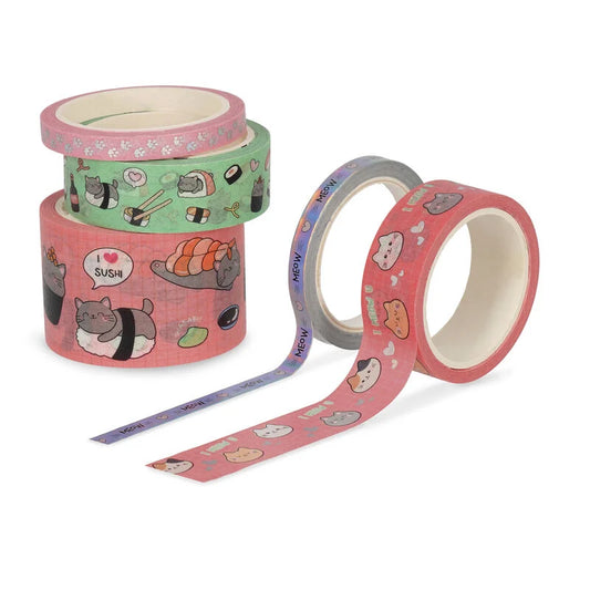 Conj. Fita decorativa LEGAMI Tape by tape - 5 unid. - Kitty