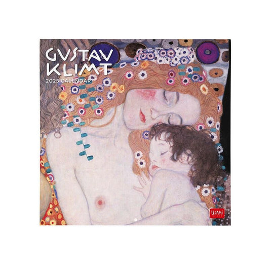 LEGAMI 2025 Wall Uncoated Calendar - 18x18 - Gustav Klimt