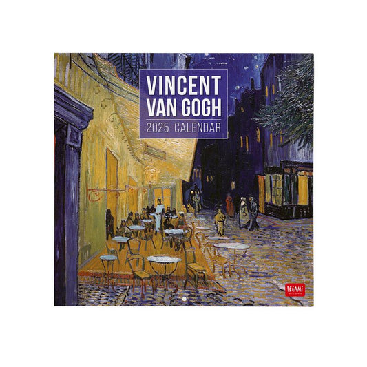 LEGAMI 2025 Wall Uncoated Calendar - 18x18 - Van Gogh