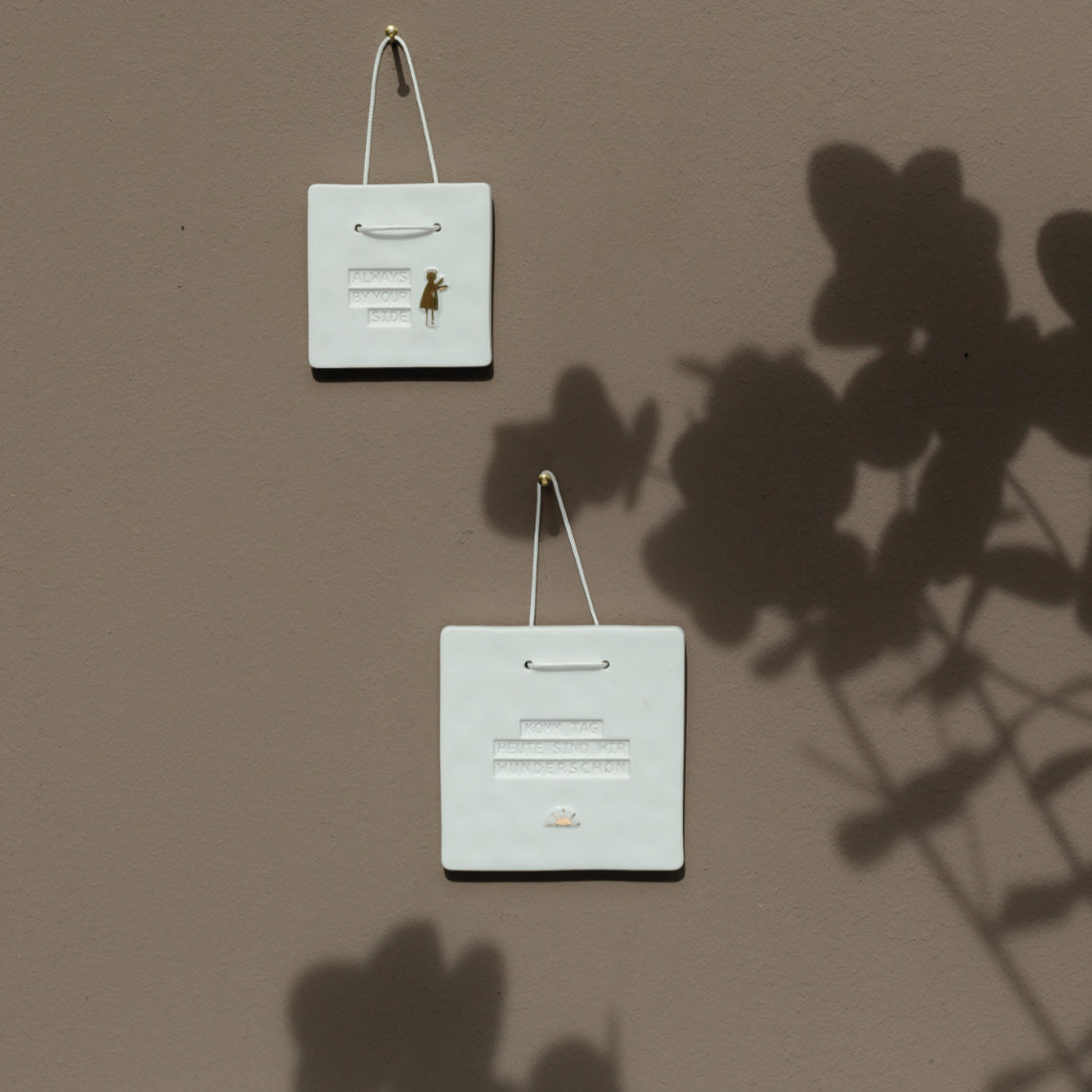 Pendente RADER Poesia em azulejo "Sempre ao teu lado"