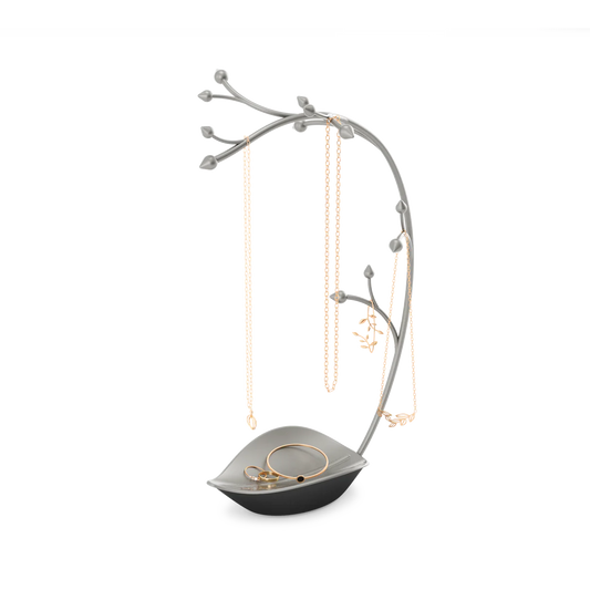 Porta-jóias UMBRA Orchid - 38x22x13 - Gun Metal
