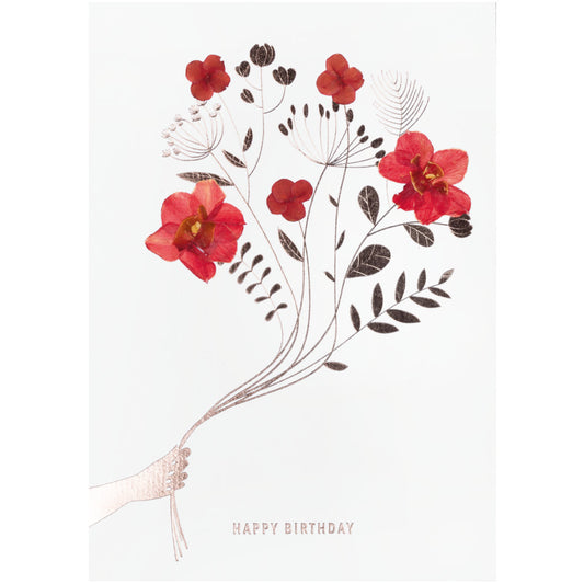 Postal RADER Lucky Flowers - Happy Birthday