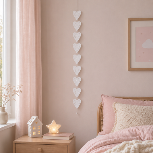 RADER Paper Chain Garland - 85cm - Hearts