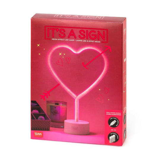 LEGAMI It's a Sign Lamp - Heart