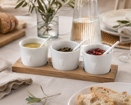 RADER Heart Platter - Three Ways