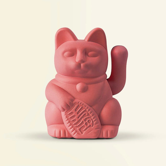 Gato da Sorte DONKEY Luck Cat Solar - Berry Red