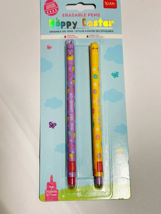 Conj. Esf. LEGAMI Erasable Pen - Hoppy Easter
