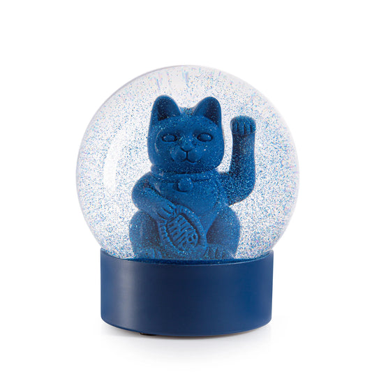 Globo Gato da Sorte Luck Cat  - Azul escuro