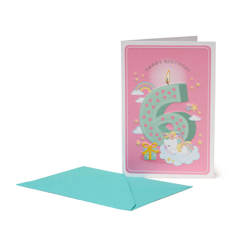 Postal LEGAMI - 11x17 Happy Birthday - Little Girls - 1 to 6 Years