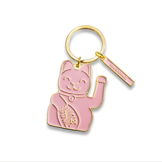 Porta-chaves Gato da Sorte DONKEY Luck Cat Keyring - Pink