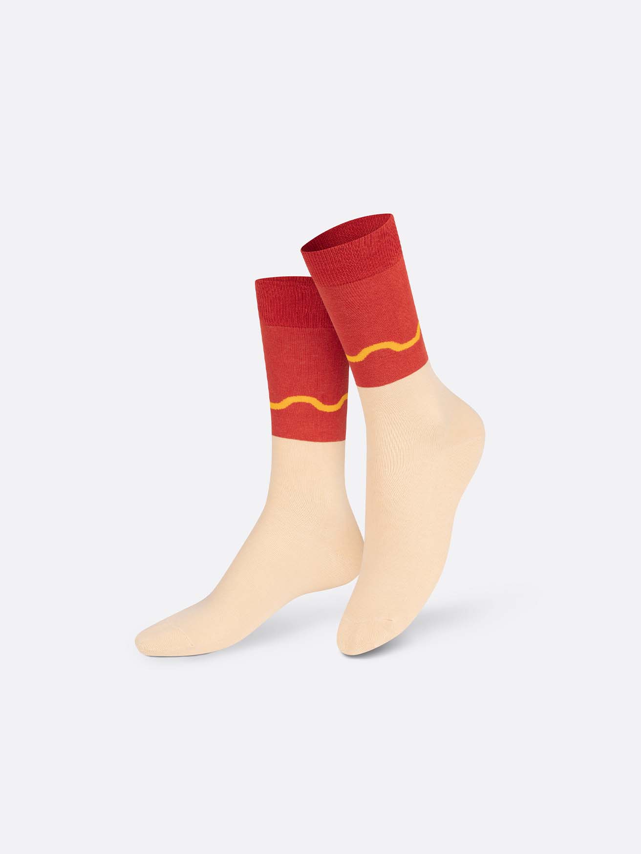 EAT MY SOCKS Meias FOOD – Hot Dog