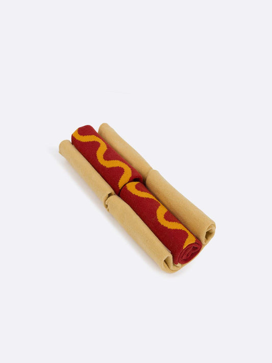 EAT MY SOCKS Meias FOOD – Hot Dog