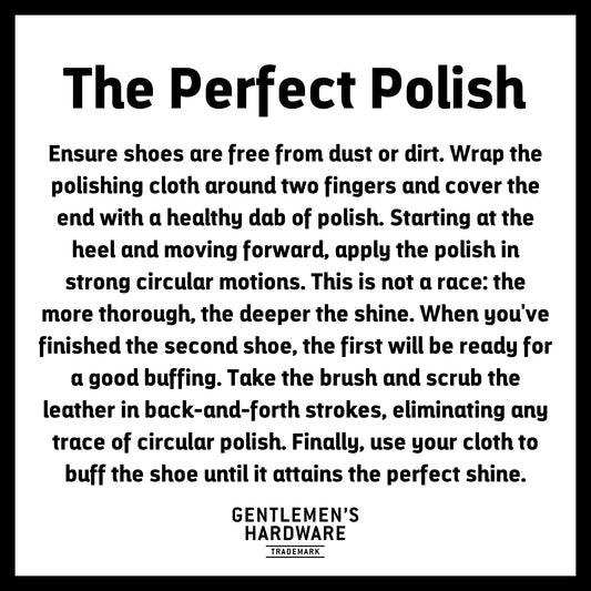 Conj. GENTLEMEN´S Shoe Shine Kit