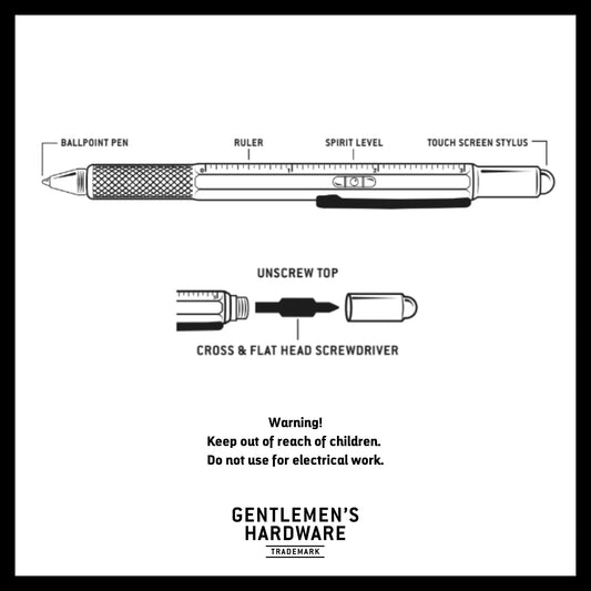 Esf. GENTLEMEN´S 6-in-1 Tooling Pen