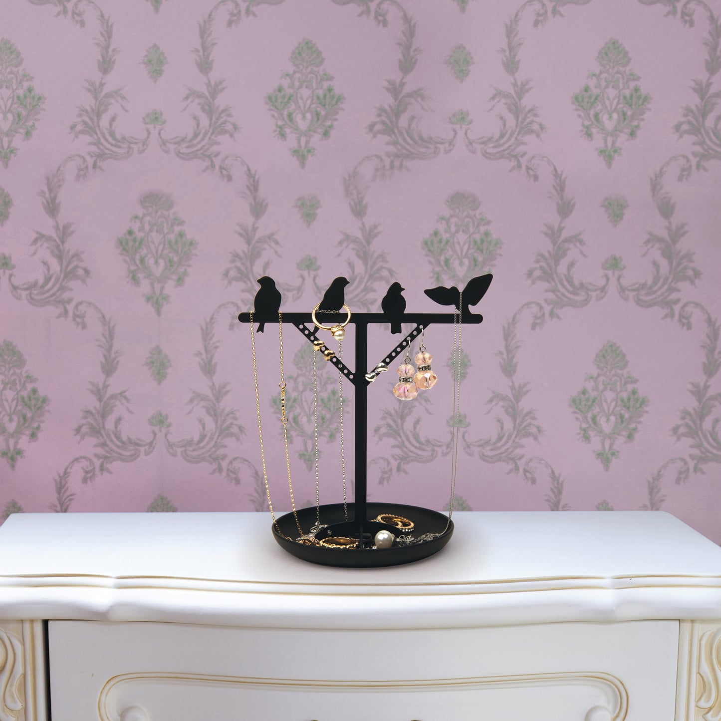 KIKKERLAND Birds Jewelry Stand